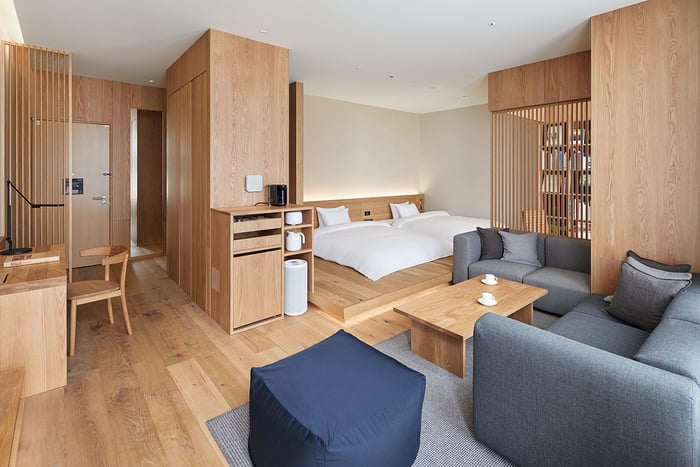 MUJI hotel room